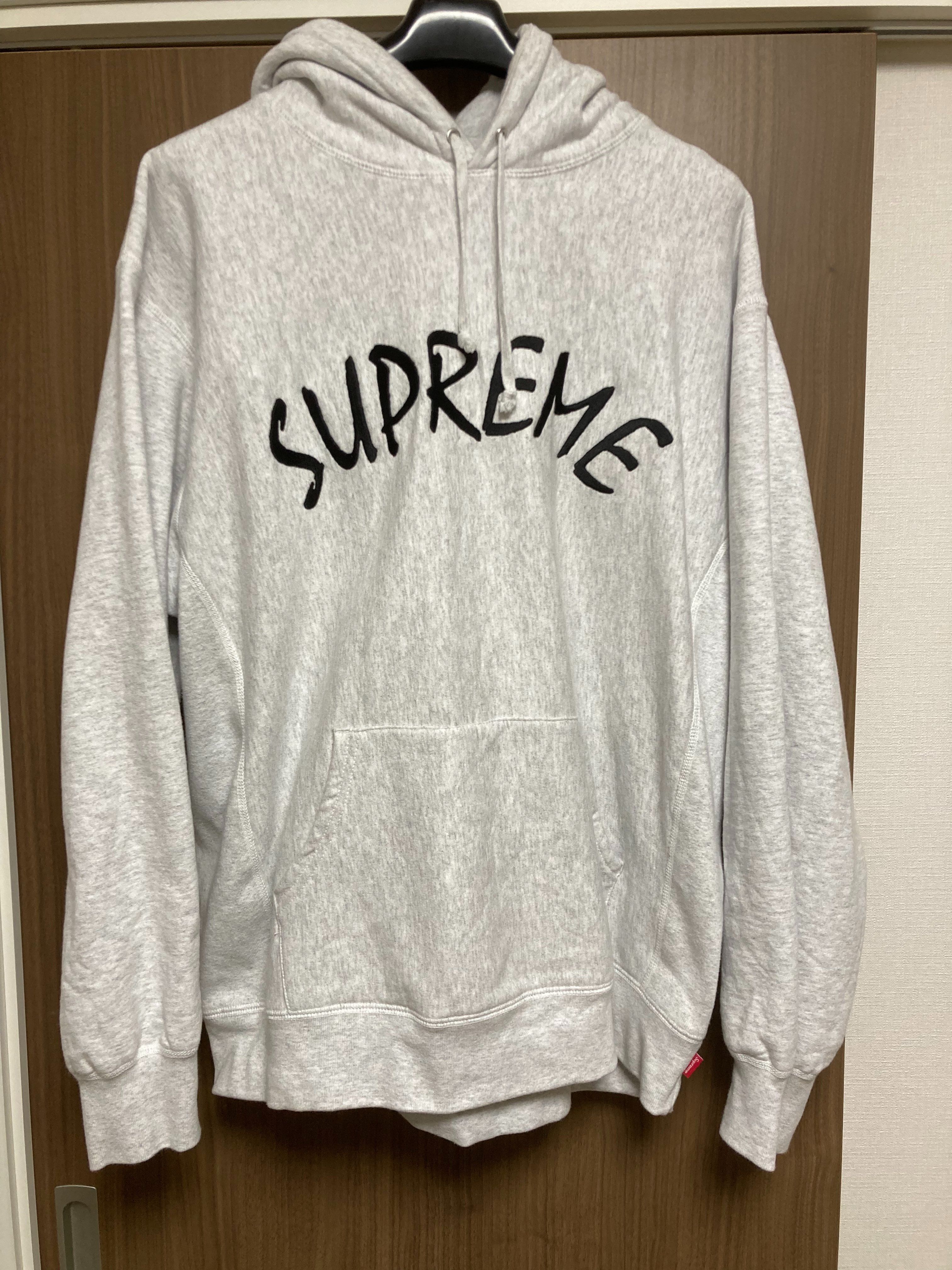 Supreme FTP Arc Hooded Sweatshirt "Grey"