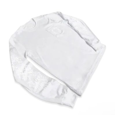 Chrome Hearts L/S Pocket Crew "White"