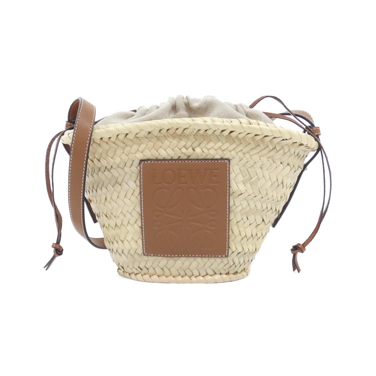 ロエベ LOEWE リピートアナグラム ショルダーバッグ バッグ PVCコーティングキャンバス レザー レディース ブラウン系 【中古】 D (傷や汚れあり)】ロエベ LOEWE リピートアナグラム ショルダーバッグ