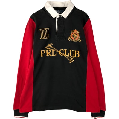 古着 ラルフローレン Ralph Lauren POLO by Ralph Lauren CUSTOM FIT 長袖 ラガーシャツ メンズXL相当/eaa600455