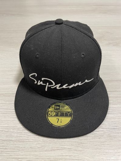 Supreme Classic Script New Era "Black"