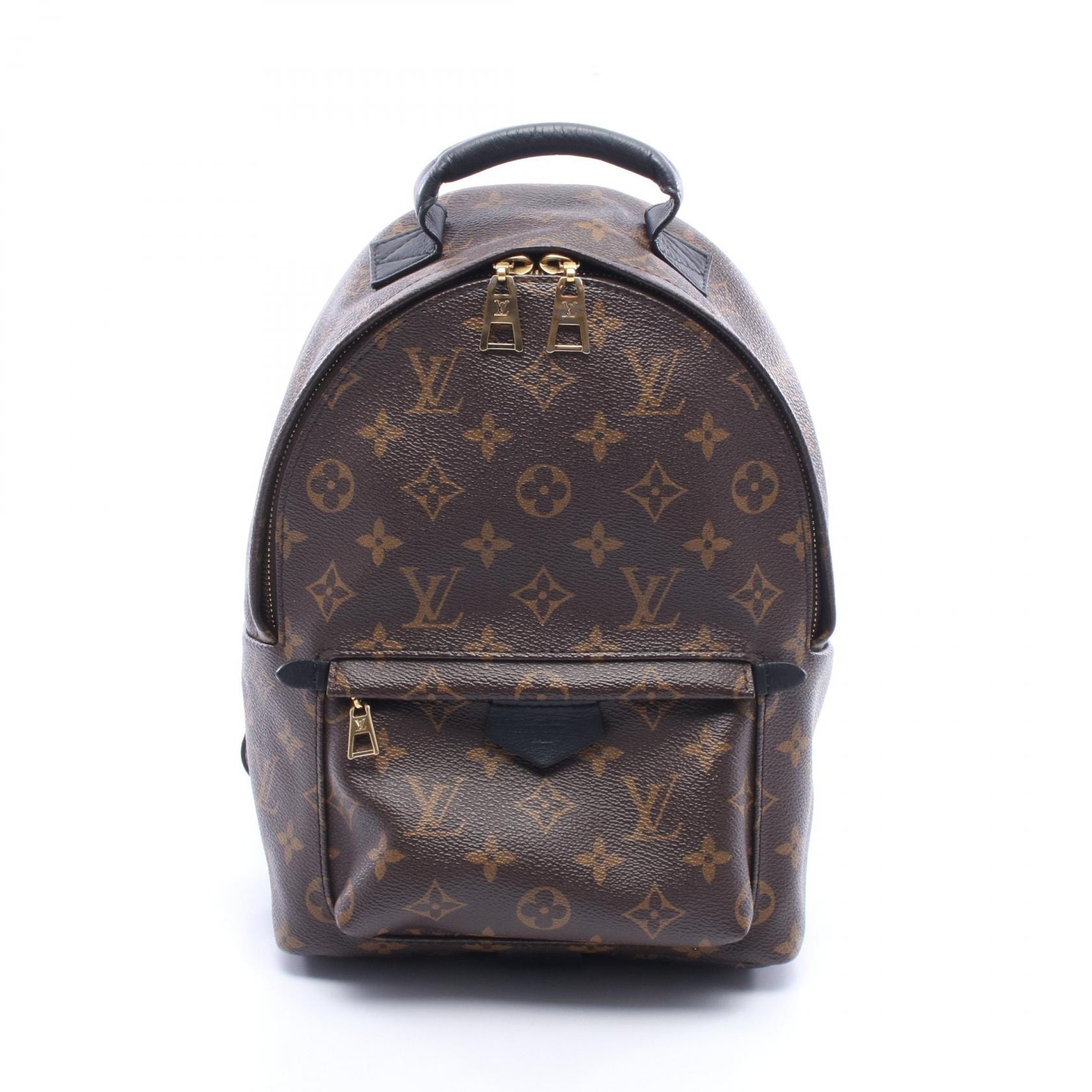 ルイ・ヴィトン LOUIS VUITTON パームスプリングスPM モノグラム リュックサック バックパック バッグ PVCコーティングキャンバス レザー モノグラム レディース ブラウン系 / ブラック系 M41560 【中古】