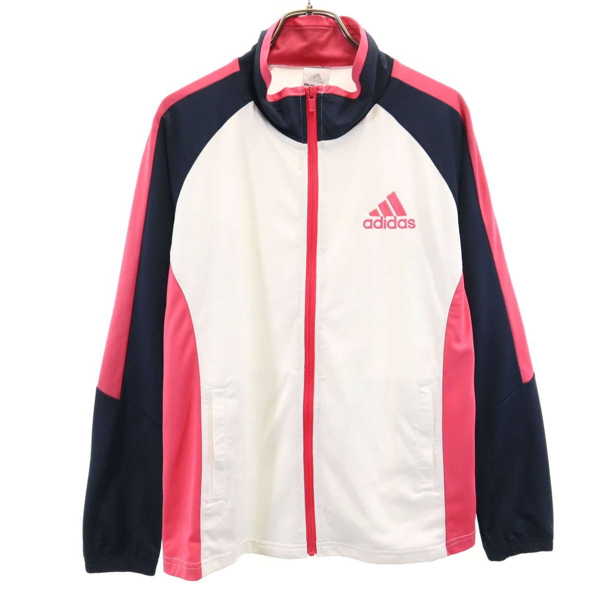 adidas アディダス ジップジャケット M ホワイト系