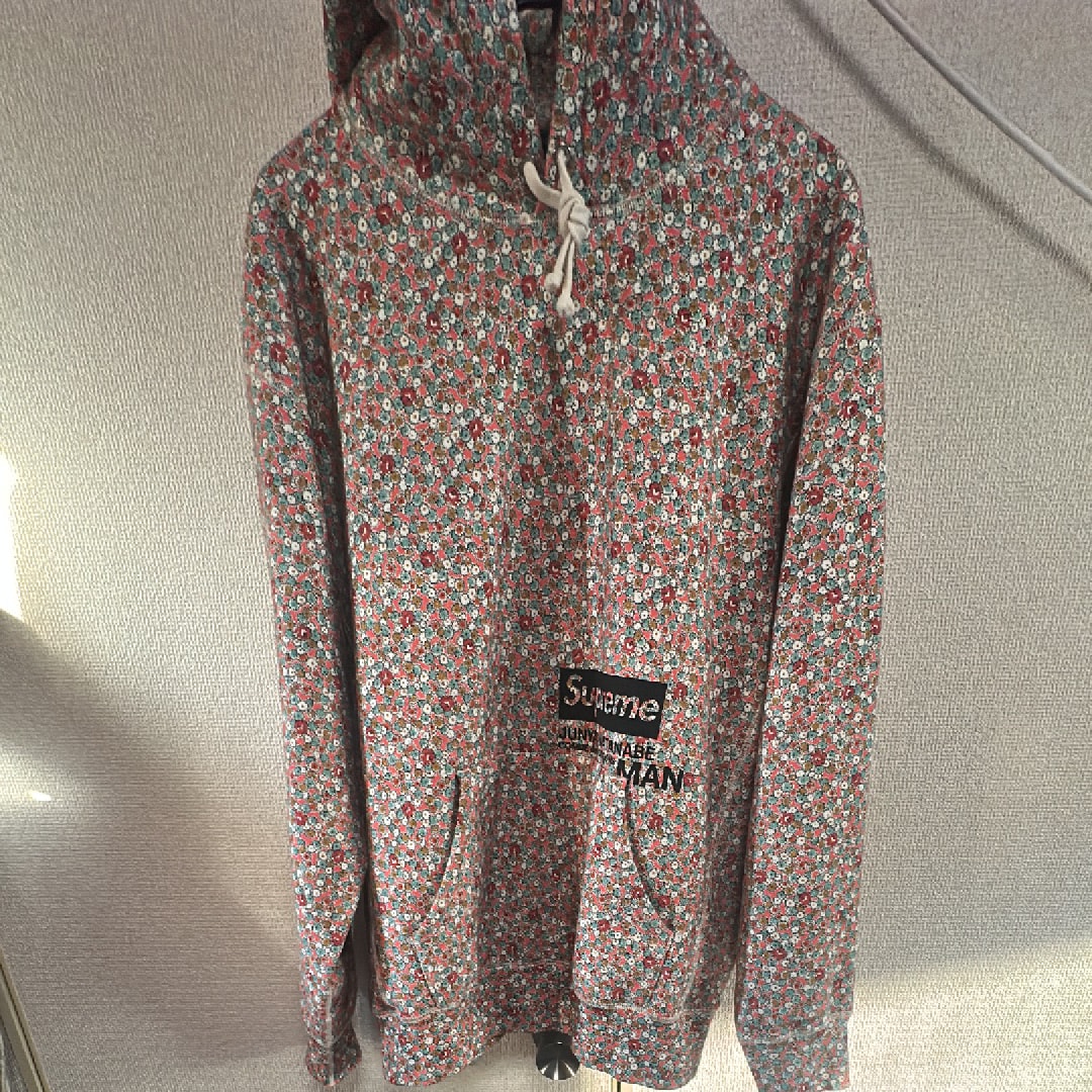 Supreme / JUNYA WATANABE COMME des GARCONS MAN Hooded Sweatshirt "Pink Flowers"
