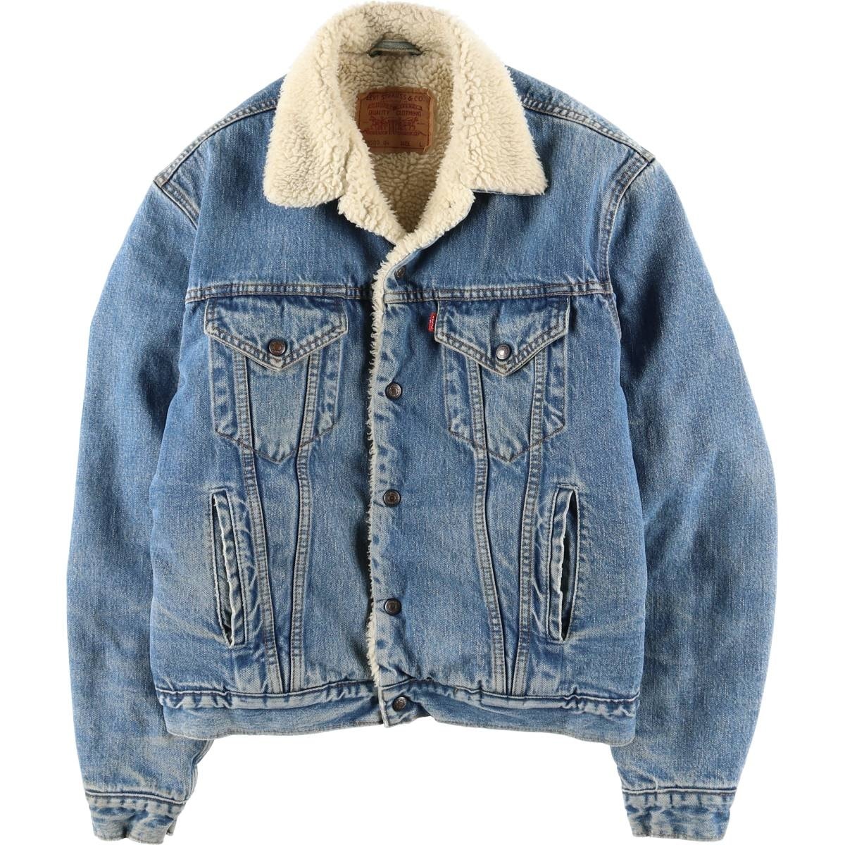 古着 90年代 リーバイス Levi's 71500-0414 デニムボアジャケット メンズL相当 ヴィンテージ/eaa624960