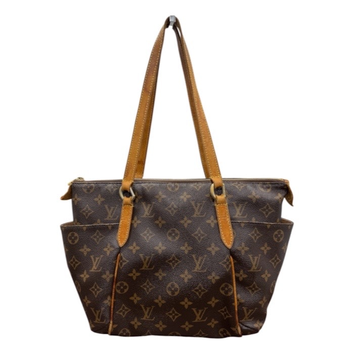 LOUIS VUITTON ルイヴィトン モノグラム ブラウン ゴールド金具 PVC レザー/ トートバッグ ショルダーバッグ S1-00204 【中古】