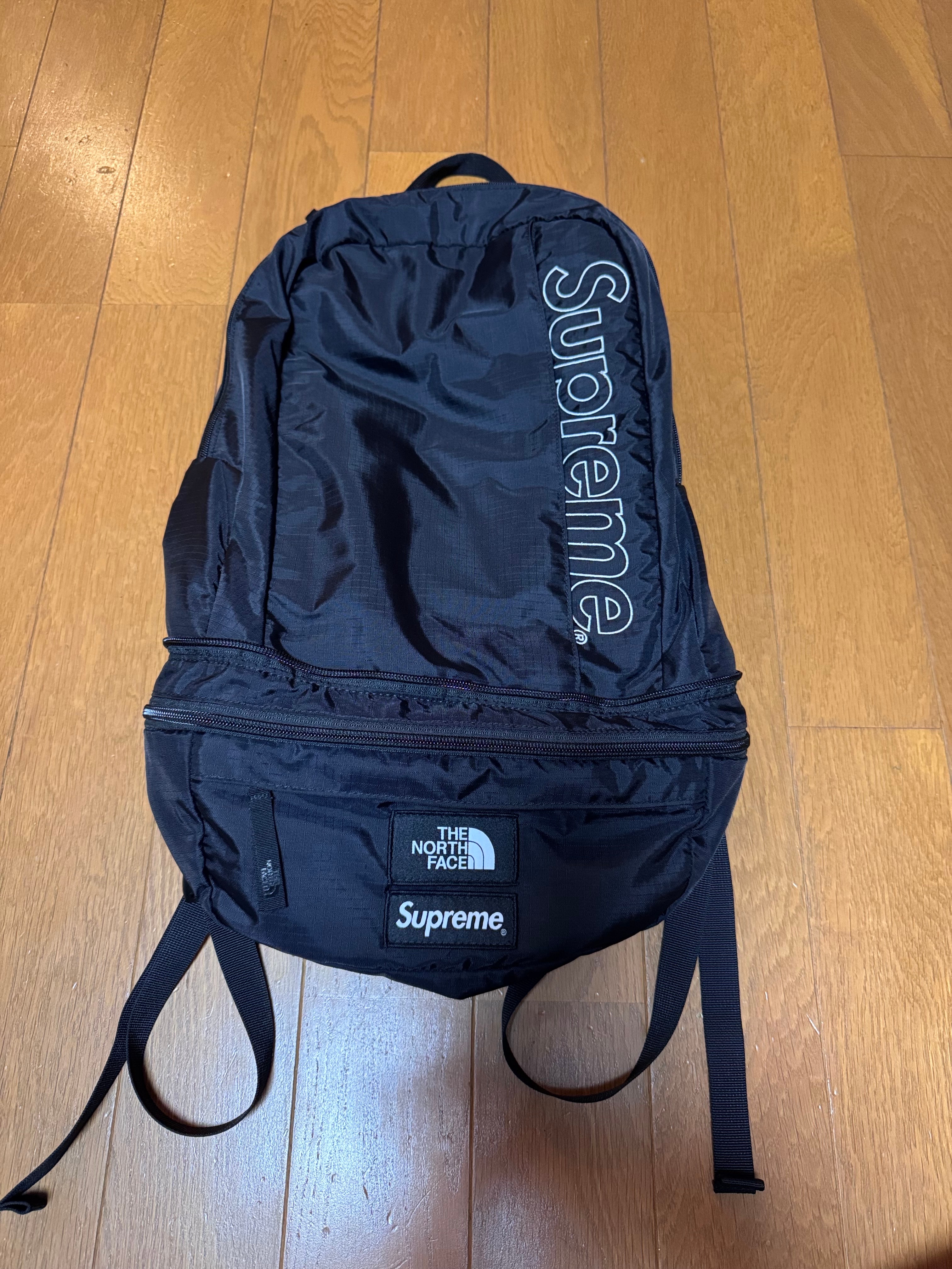 Supreme x The North Face Trekking Convertible Backpack + Waist Bag "Black"