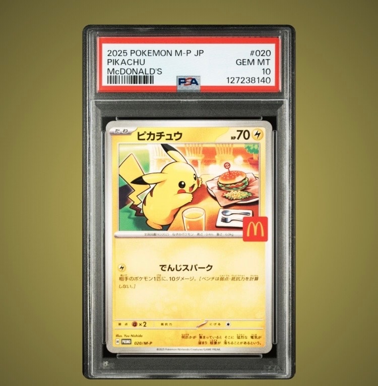 ピカチュウ P [M-P 020](プロモカードパック「マクドナルド ハッピーセット2025」)