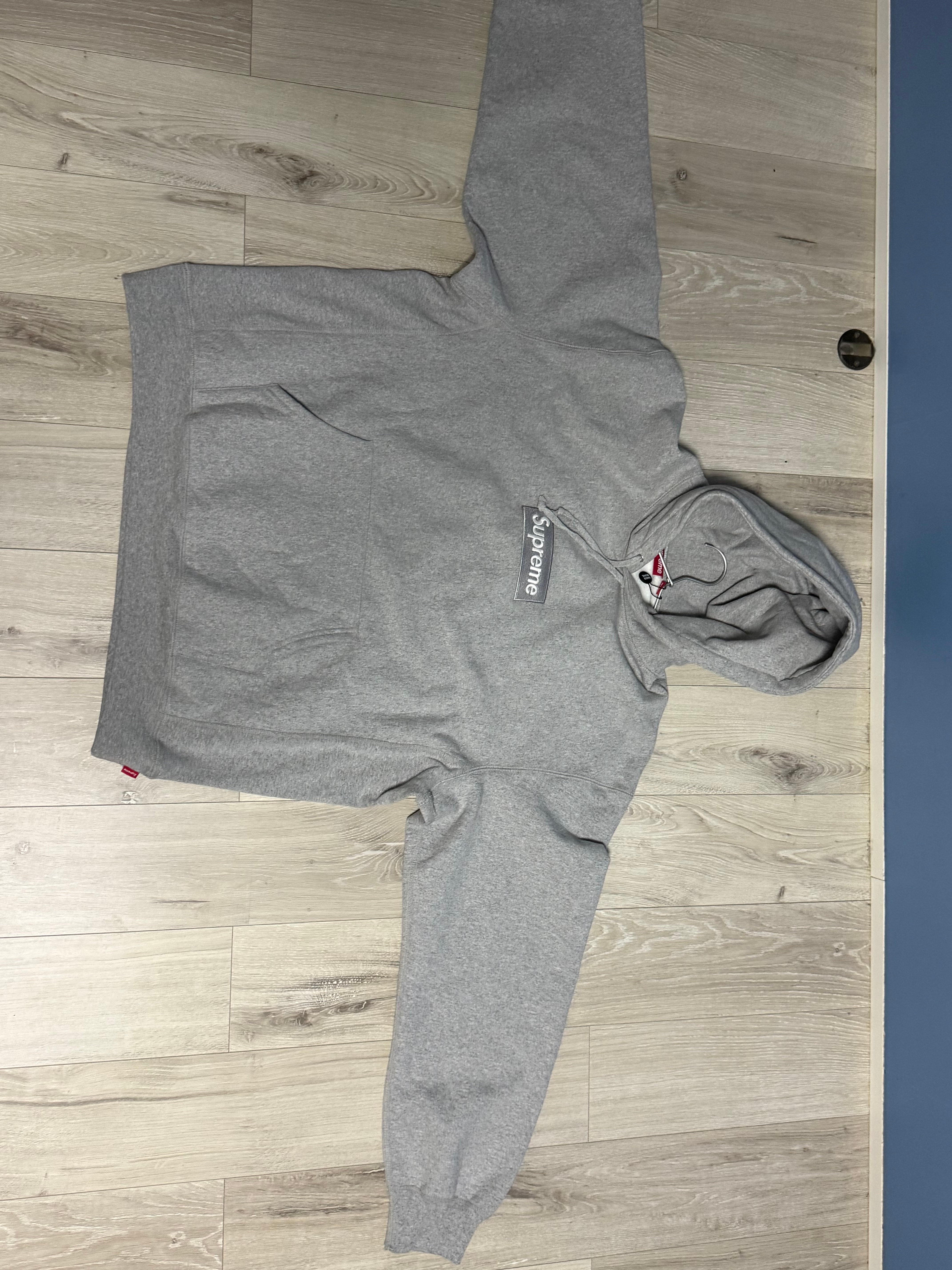 Supreme Box Logo Hooded Sweatshirt "Heather Grey" (24FW)