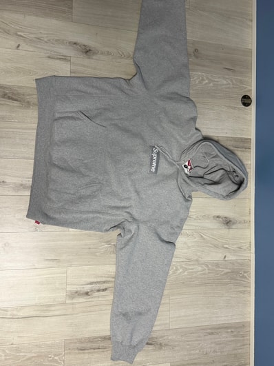 Supreme Box Logo Hooded Sweatshirt "Heather Grey" (24FW)