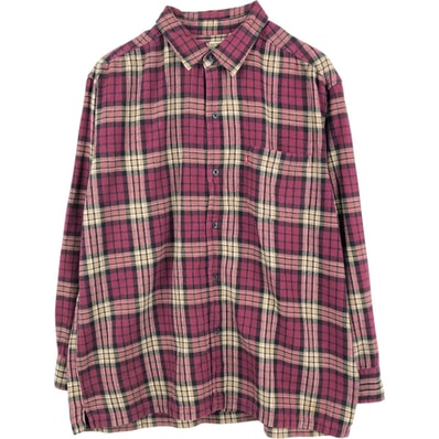 古着 リーバイス Levi's タータンチェック 長袖 ライトネルチェックシャツ ボックスシャツ メンズXL相当/eaa675492