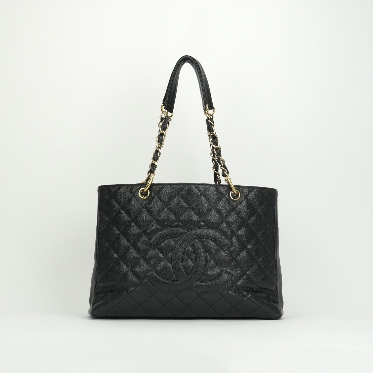 シャネル CHANEL マトラッセ GST バッグ ショルダーバッグ キャビアスキン ブラック black 黒 ゴールド金具 チェーンショルダーバッグ ココマーク デカココ