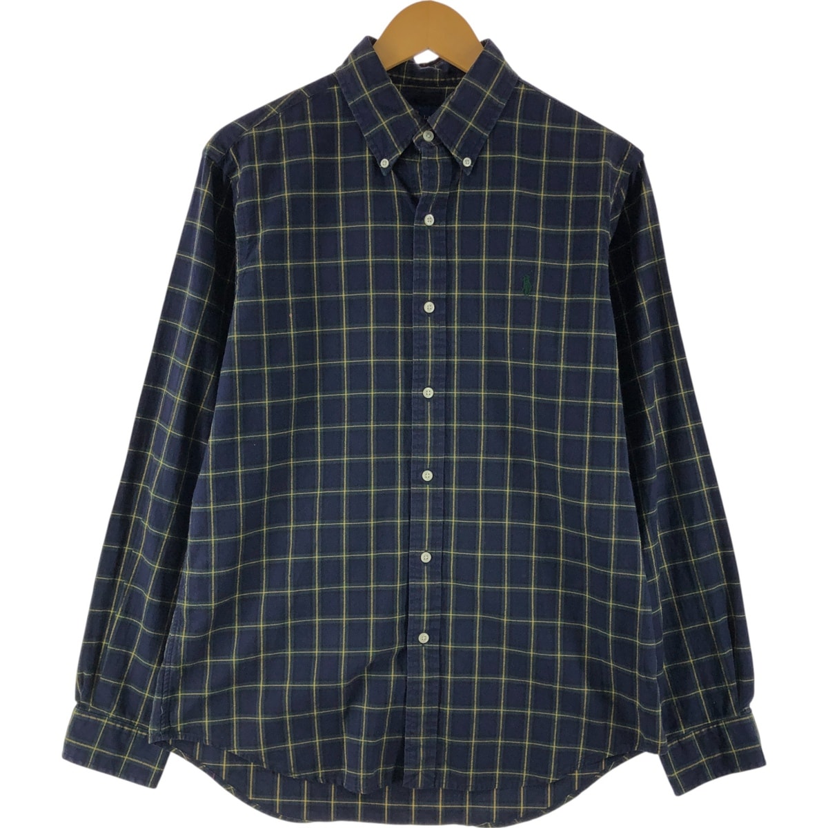 古着 ラルフローレン Ralph Lauren 長袖 ボタンダウンチェックシャツ メンズM相当/eaa549855