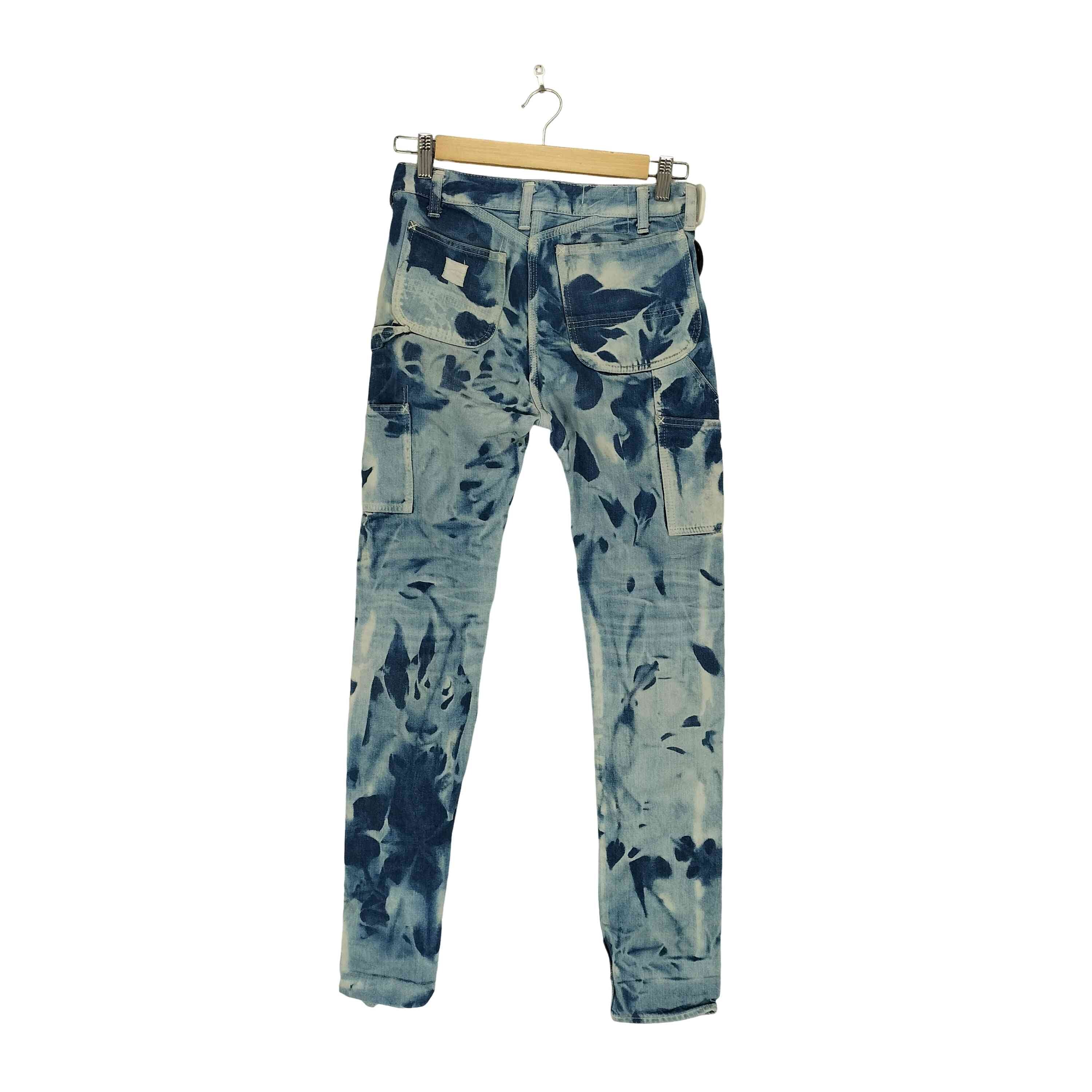 09AW ワンダーランド ブリーチデザイン デニムペインターパンツ AD2009【1141994023442】