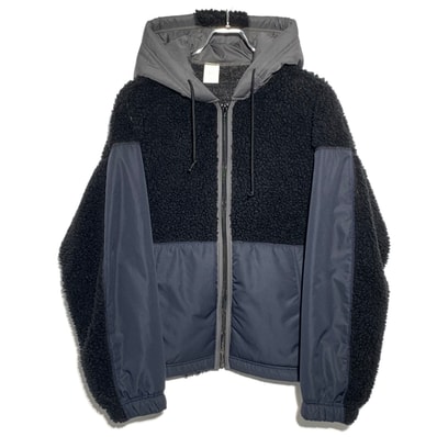 N.HOOLYWOOD HOODED BLOUSON 20AW Black×Navy