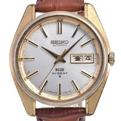 セイコー SEIKO 5626-7000 ヴィンテージ KS キングセイコー デイデイト HI-BEAT シルバー 自動巻き メンズ 腕時計 P#149031