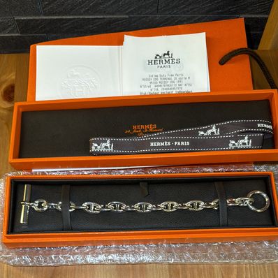 Hermes Chaine D'ancre MM Bracelet "Silver"