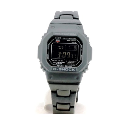 カシオ - G-SHOCK 腕時計 ウオッチ 電波ソーラー メタルコアバンド GW-M5610UBC-1JF メンズ ブラック 中古