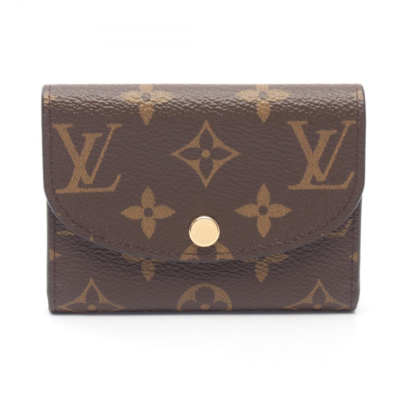 ルイ・ヴィトン LOUIS VUITTON ポルトモネ ロザリ モノグラム フューシャ コインケース 財布 レザー PVC レディース ブラウン系 M41939 【中古】