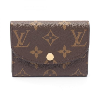 ルイ・ヴィトン LOUIS VUITTON ポルトモネ ロザリ モノグラム フューシャ コインケース 財布 レザー PVC レディース ブラウン系 M41939 【中古】