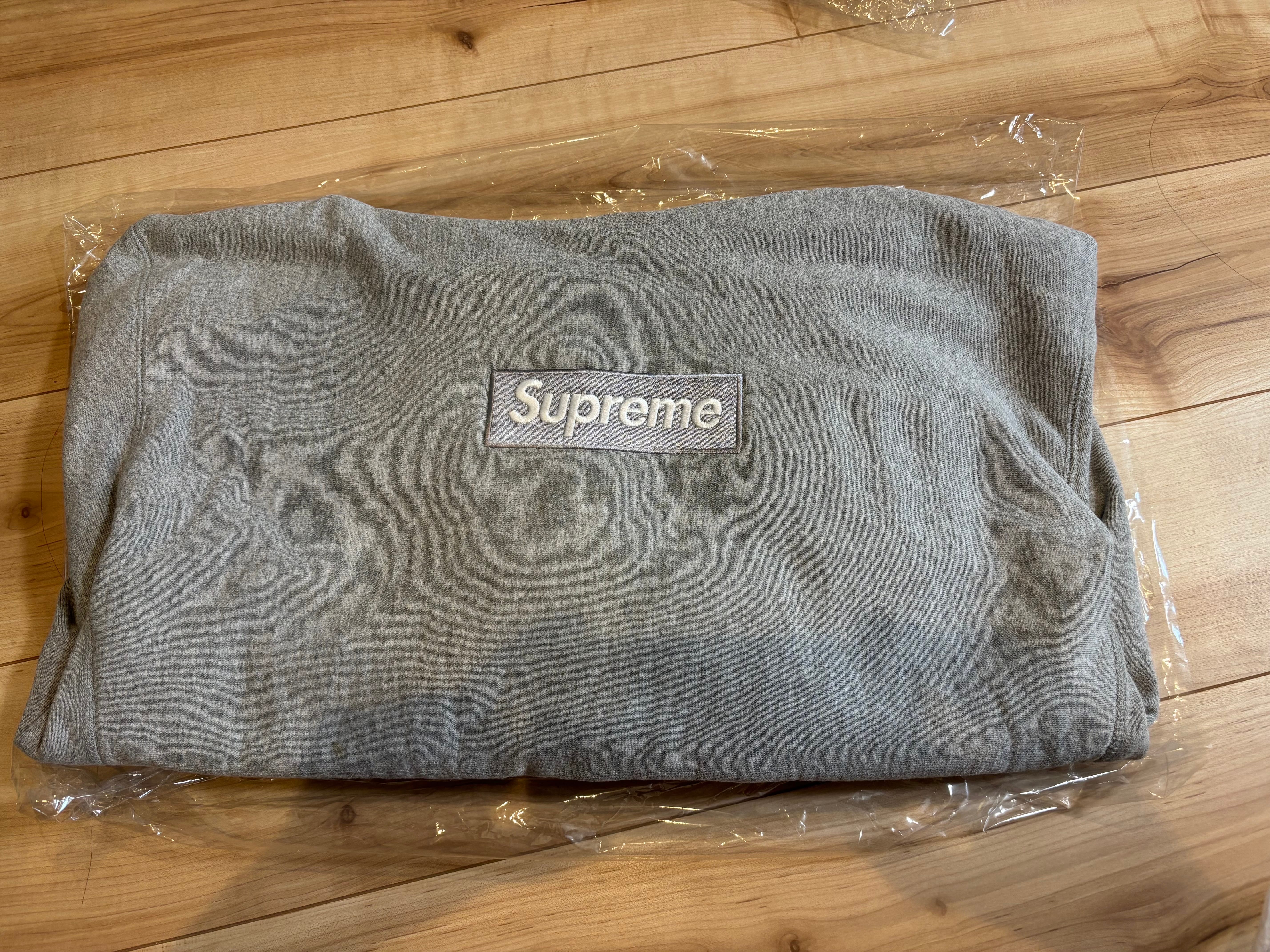 Supreme Box Logo Hooded Sweatshirt "Heather Grey" (24FW)