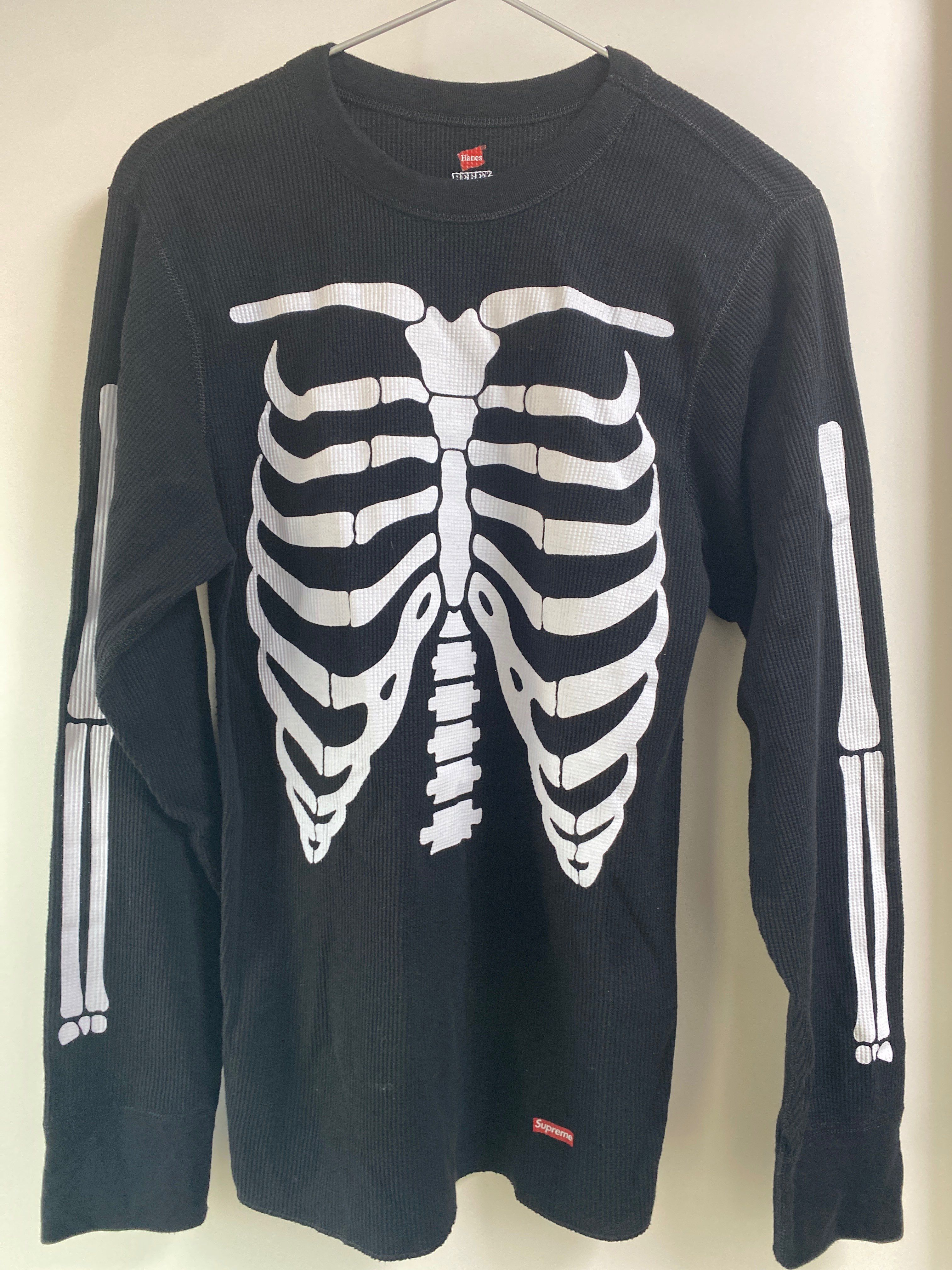 Supreme / Hanes Bones Thermal Crew (1 Pack) "Black"(21FW)