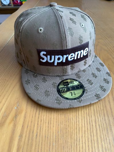 Supreme Monogram Box Logo New Era "Brown"