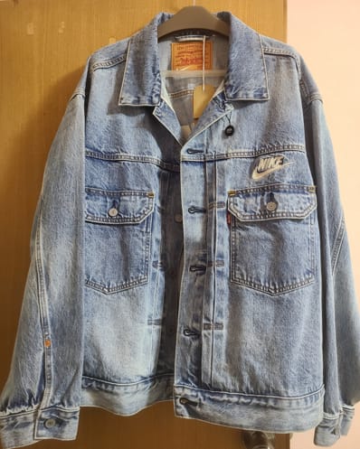 LEVI'S x Nike Denim Trucker Jacket "Light Indigo" 002TM-0000