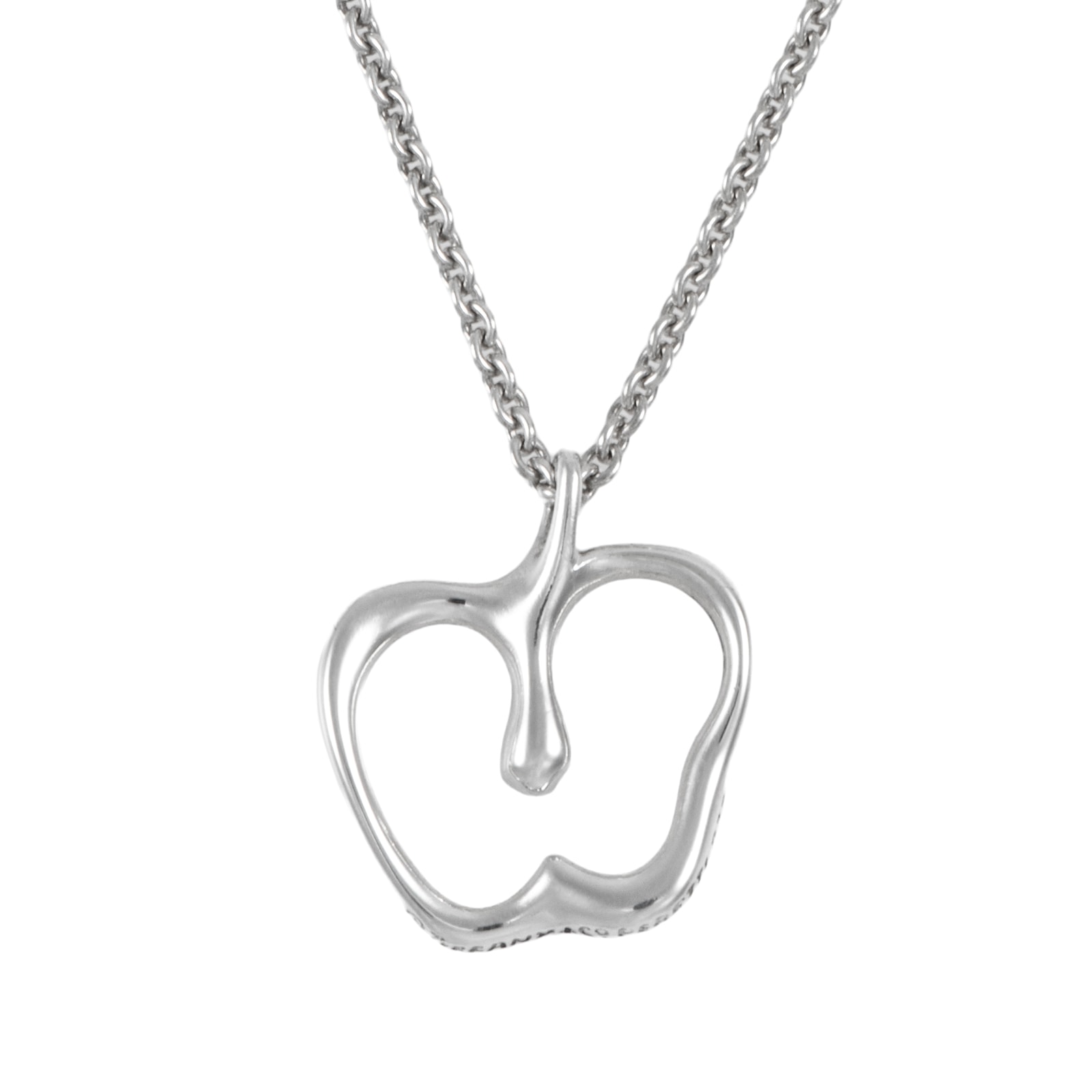 TIFFANY&Co. ティファニー アップル ネックレス エルサ・ペレッティ スターリングシルバー シルバー【中古】