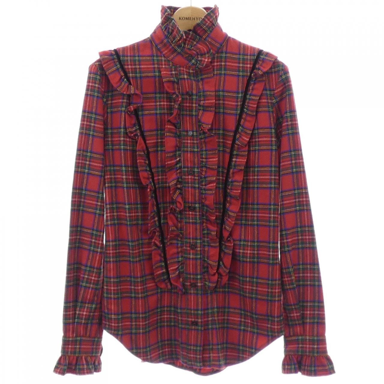 C (やや傷や汚れあり)】YVES SAINT LAURENT イヴサンローラン 長袖