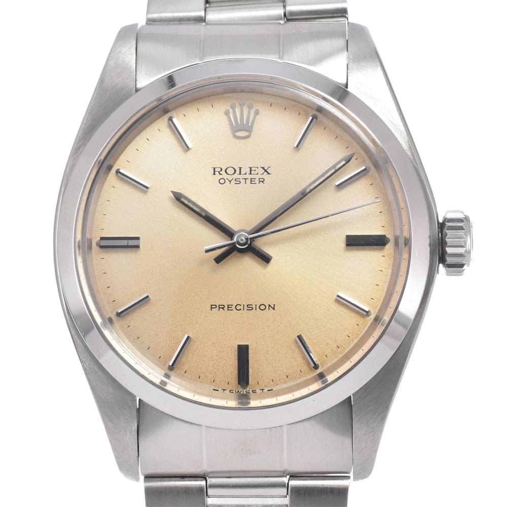 ロレックス ROLEX 6426 ヴィンテージ オイスター プレシジョン Cal.1225 シルバー 手巻き メンズ 腕時計 L#150727