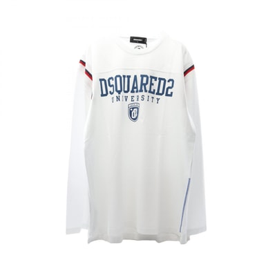 ディースクエアード DSQUARED2 カットソー 衣料品 トップス コットン メンズ ホワイト系 / マルチカラー S74GD1148S20694100L 【新品】
