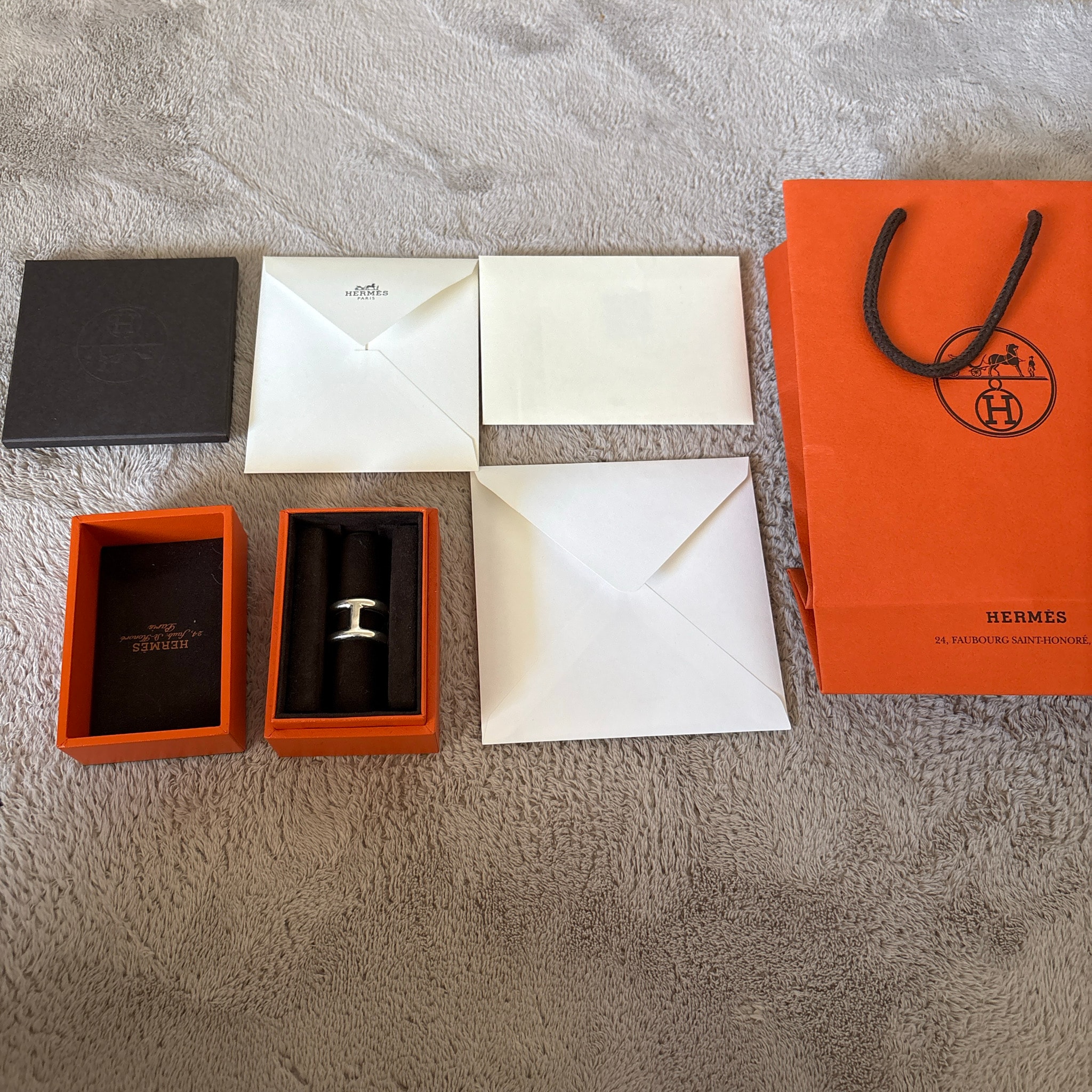 Hermes Osmose Ring GM "Silver"