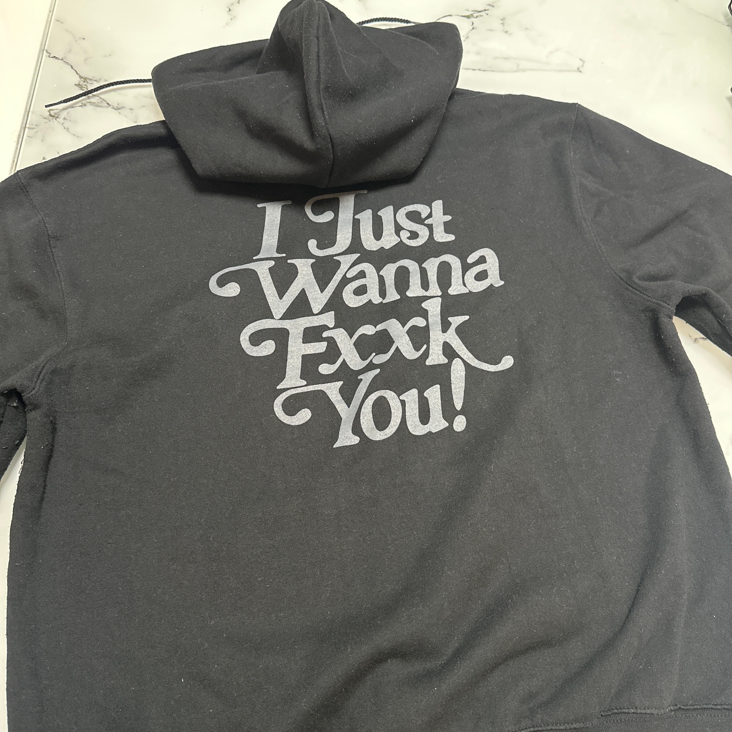 FR2 THE BLACK SENSE MARKET Champion I Just Wanna Fuck you hoodie