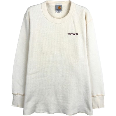 古着 カーハート Carhartt サーマルロンT ハニカム USA製 メンズM相当/eaa656459