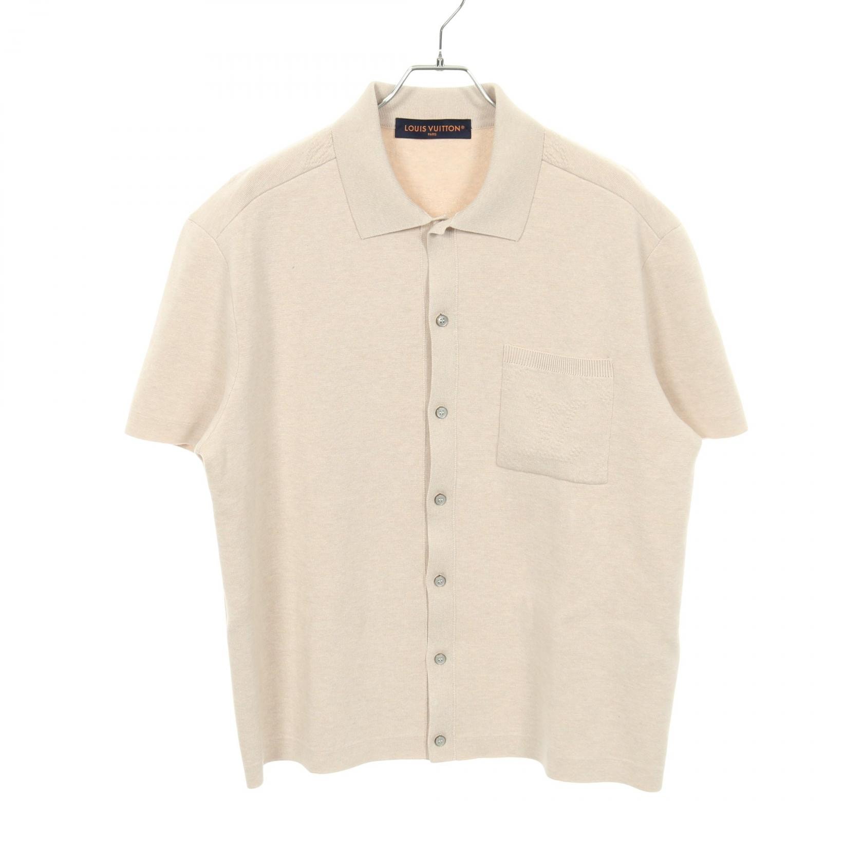 ルイ・ヴィトン LOUIS VUITTON モノグラムエンボス ニット 衣料品 トップス コットン ベージュ メンズ ベージュ系 RM251M AUR HSN97W 【中古】