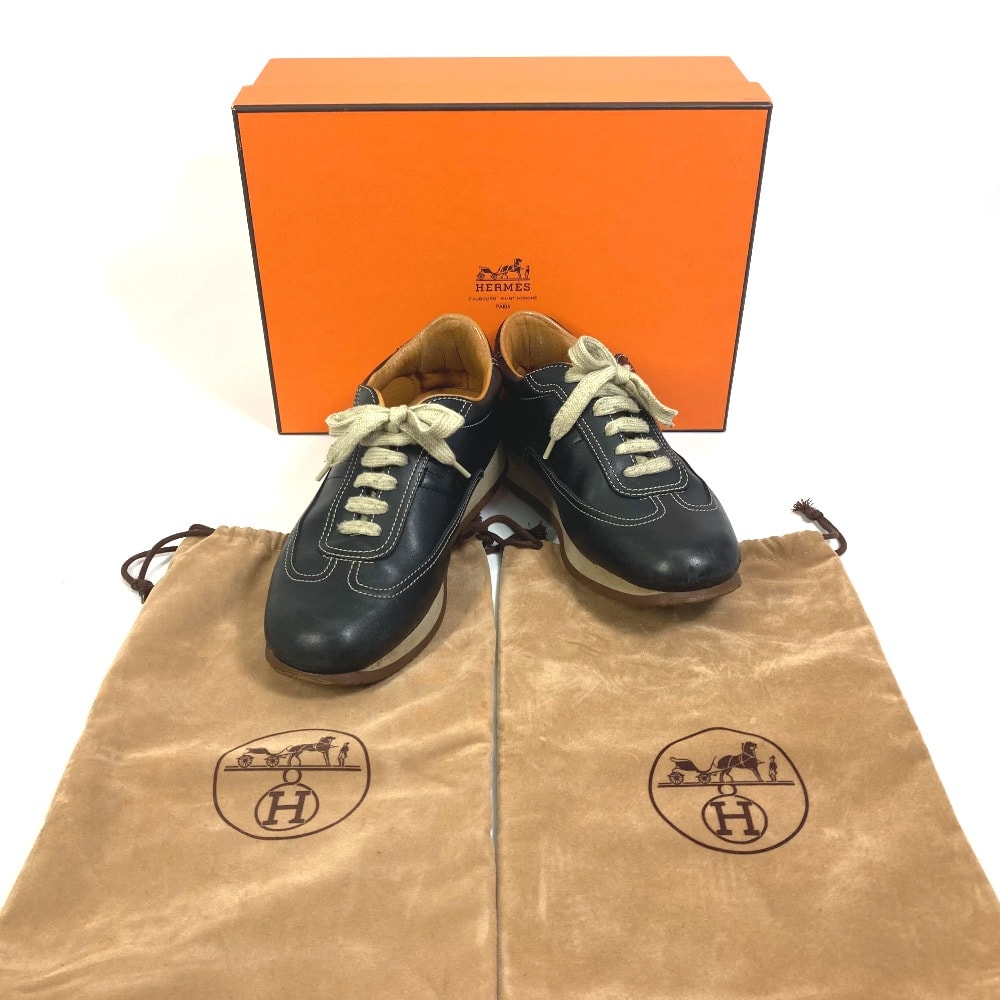 C (やや傷や汚れあり)】エルメス HERMES クイック Hロゴ 靴 アパレル