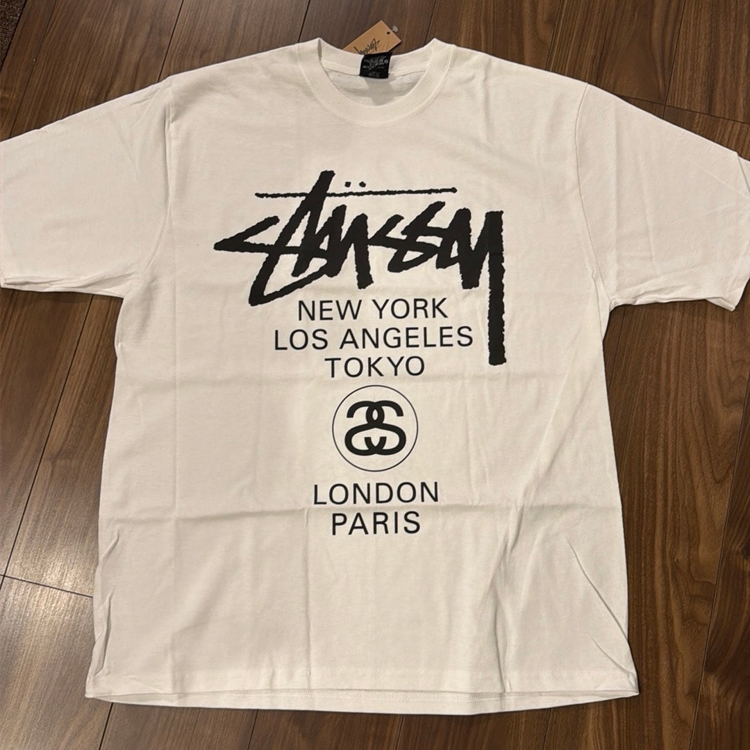 Stussy World Tour Tee "White" (2025/2026) 3903962