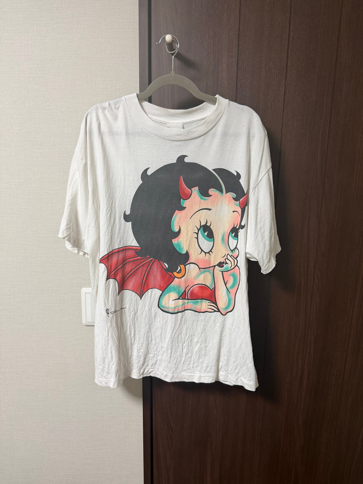 SAINT Mxxxxxx x Betty Boop Bty SS T-Shirt/Devil "White"