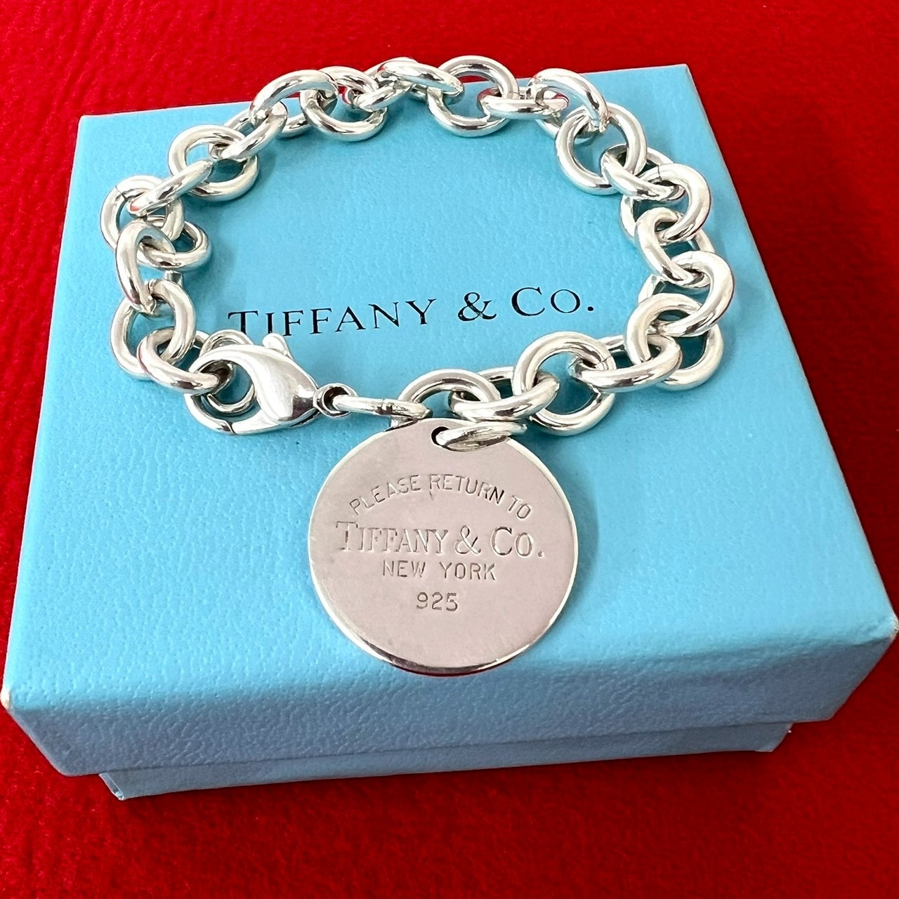 TIFFANY&Co. ティファニー リターントゥ ラウンドタグ ブレスレット シルバー925 ブレスレット シルバー
 30933