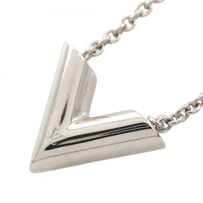 ルイ・ヴィトン LOUIS VUITTON エセンシャルV ネックレス ジュエリー ステンレススチール シルバー レディース シルバー系 M63197 【中古】