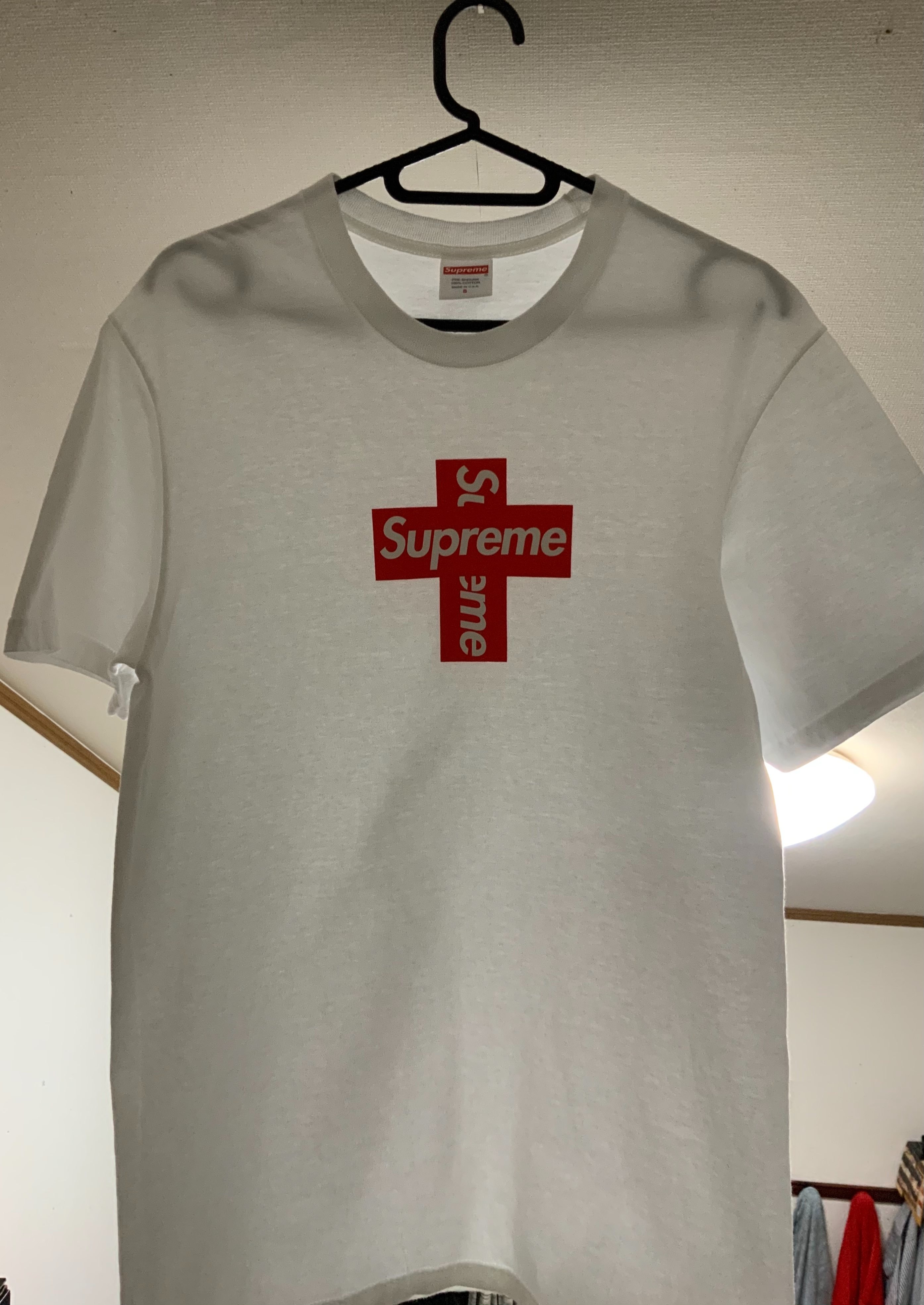 Supreme Cross Box Logo Tee "White"
