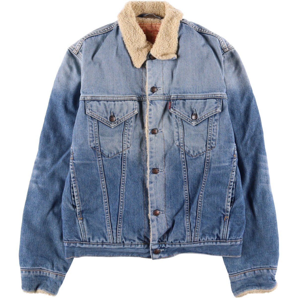 古着 00年代 リーバイス Levi's 71550-0487 ユーロモデル デニムボアジャケット メンズM相当/eaa579853