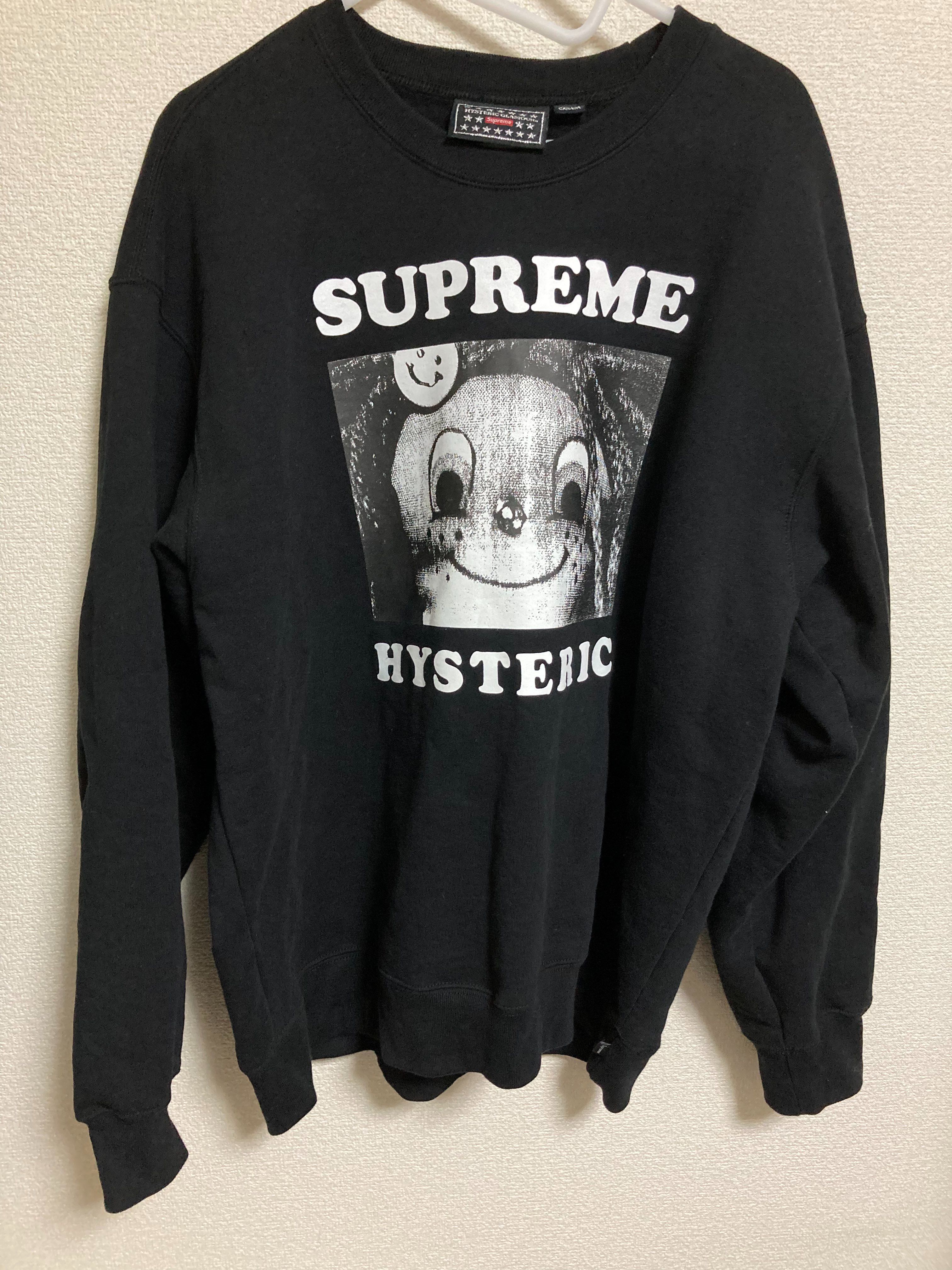 Supreme x HYSTERIC GLAMOUR Crewneck "Black"