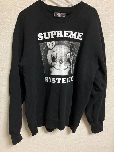 Supreme x HYSTERIC GLAMOUR Crewneck "Black"