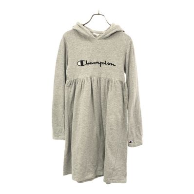 Champion 長袖 スウェットパーカー ワンピース