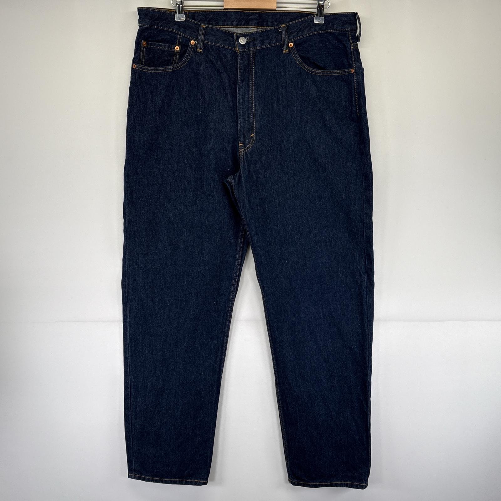 古着 リーバイス Levi's デニムパンツ 550 ジッパーフライ ジーンズ ジーパン 5ポケット 長ズボン 色落ち w40 L34 ブルー メンズ