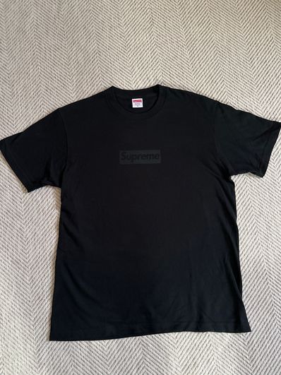 Supreme Tonal Box Logo Tee "Black"