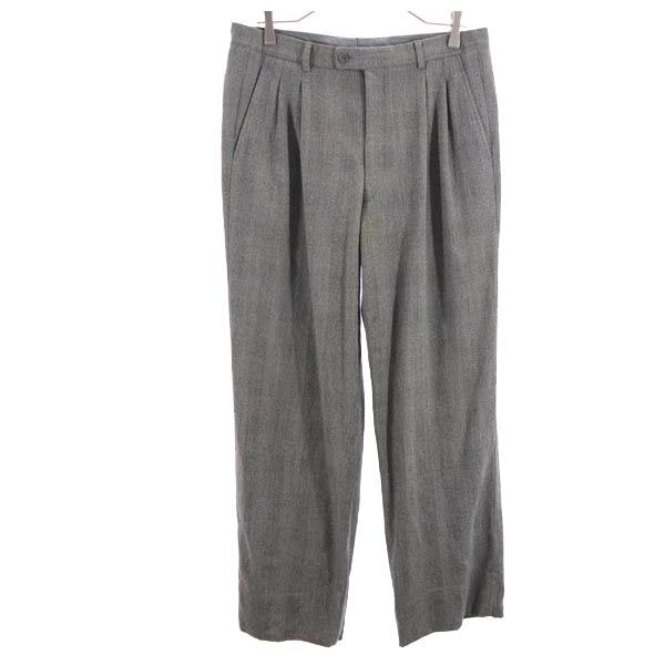 LANVIN ランバン ウール スラックスパンツ R48-45-85 グレー