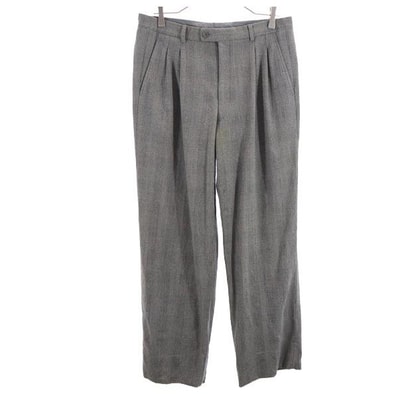 LANVIN ランバン ウール スラックスパンツ R48-45-85 グレー